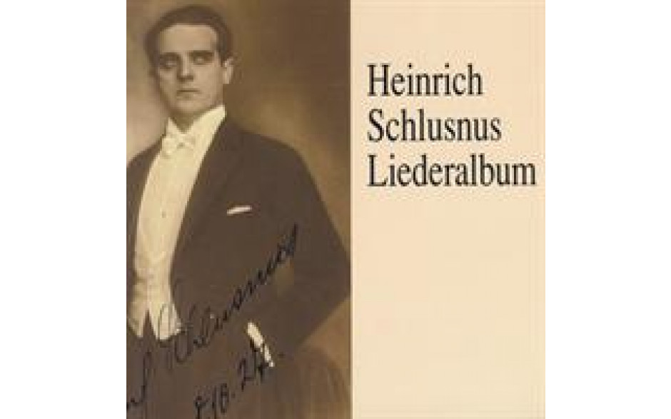 Heinrich Schlusnus Liederalbum 1-31